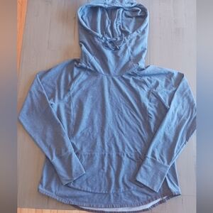 Athleta Heather Blue Hoodie